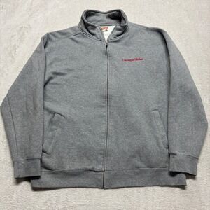 Carnegie Mellon Sweatshirt Mens XL Gray NCAA MV Sport Pro-Weave Full Zip EUC